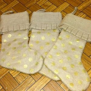 Set of 3 Christmas stockings